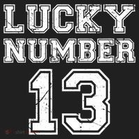 Lucky Number 13 TShirt Tumbler thumb 3