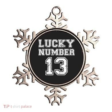 Lucky Number 13 TShirt Ornament