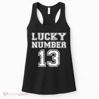 Lucky Number 13 TShirt Women's Tank Top thumb 0