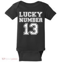 Lucky Number 13 TShirt Baby Bodysuit thumb 0