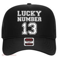 Lucky Number 13 TShirt Hat thumb 0