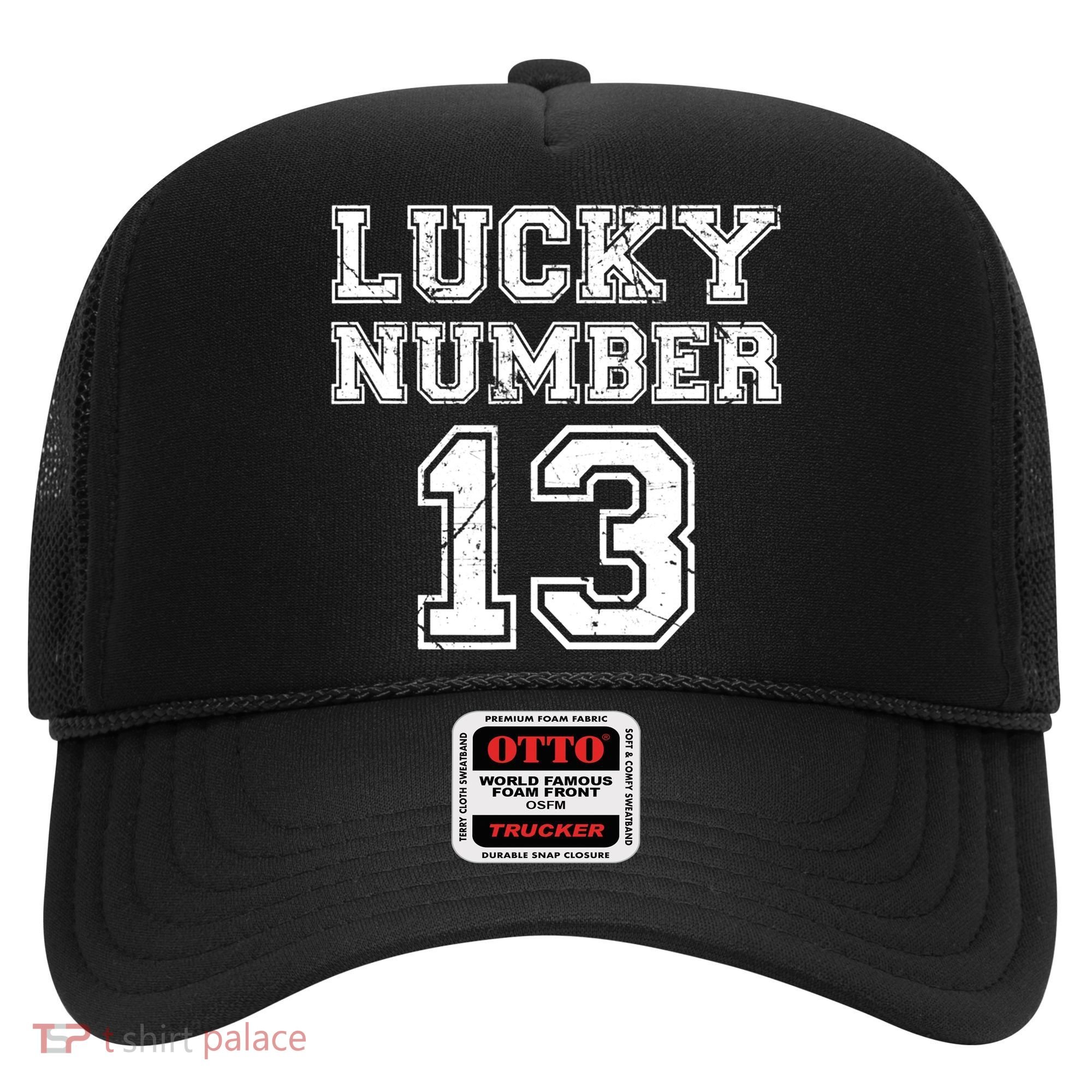 Lucky Number 13 TShirt Hat
