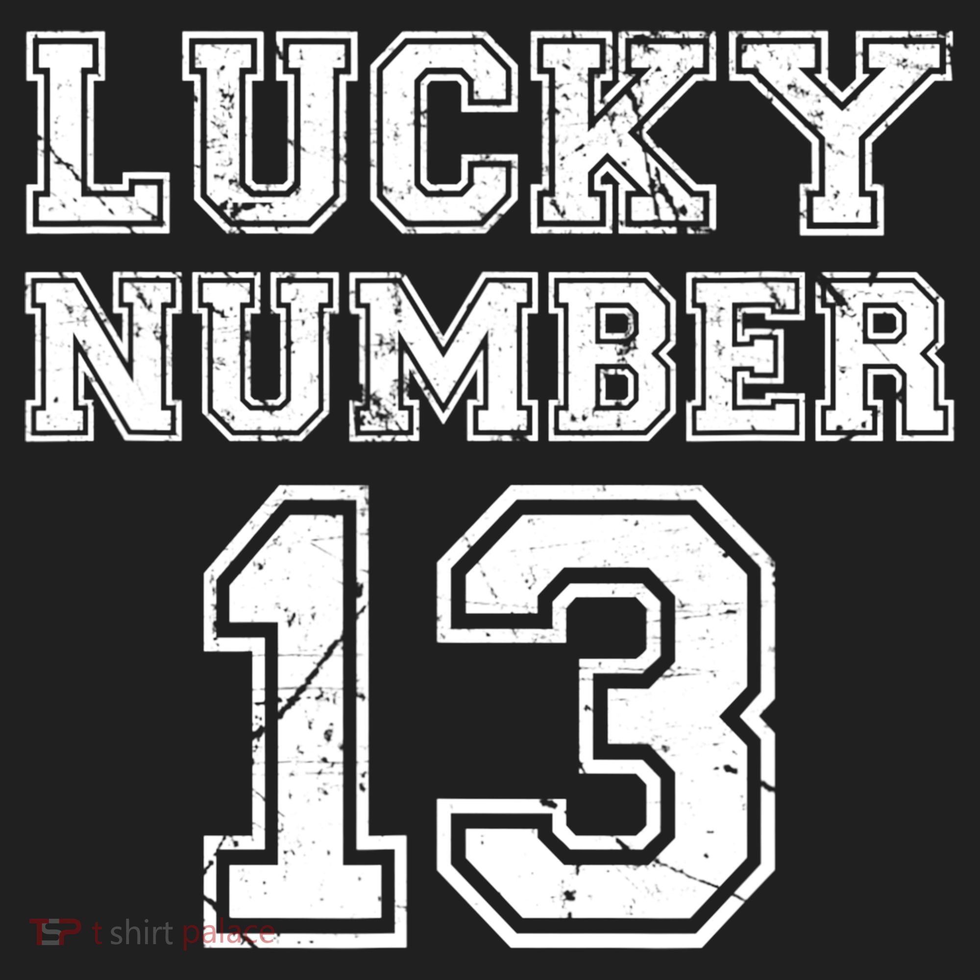 Lucky Number 13 TShirt Hat