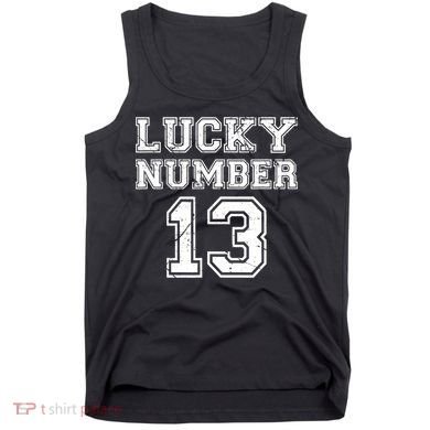 Lucky Number 13 TShirt Tank Top