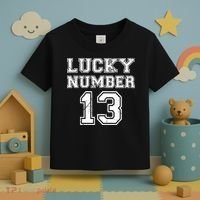 Lucky Number 13 TShirt Toddler T-Shirt thumb 3