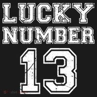 Lucky Number 13 TShirt Visor thumb 3