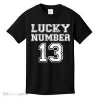 Lucky Number 13 TShirt Kids T-Shirt thumb 0