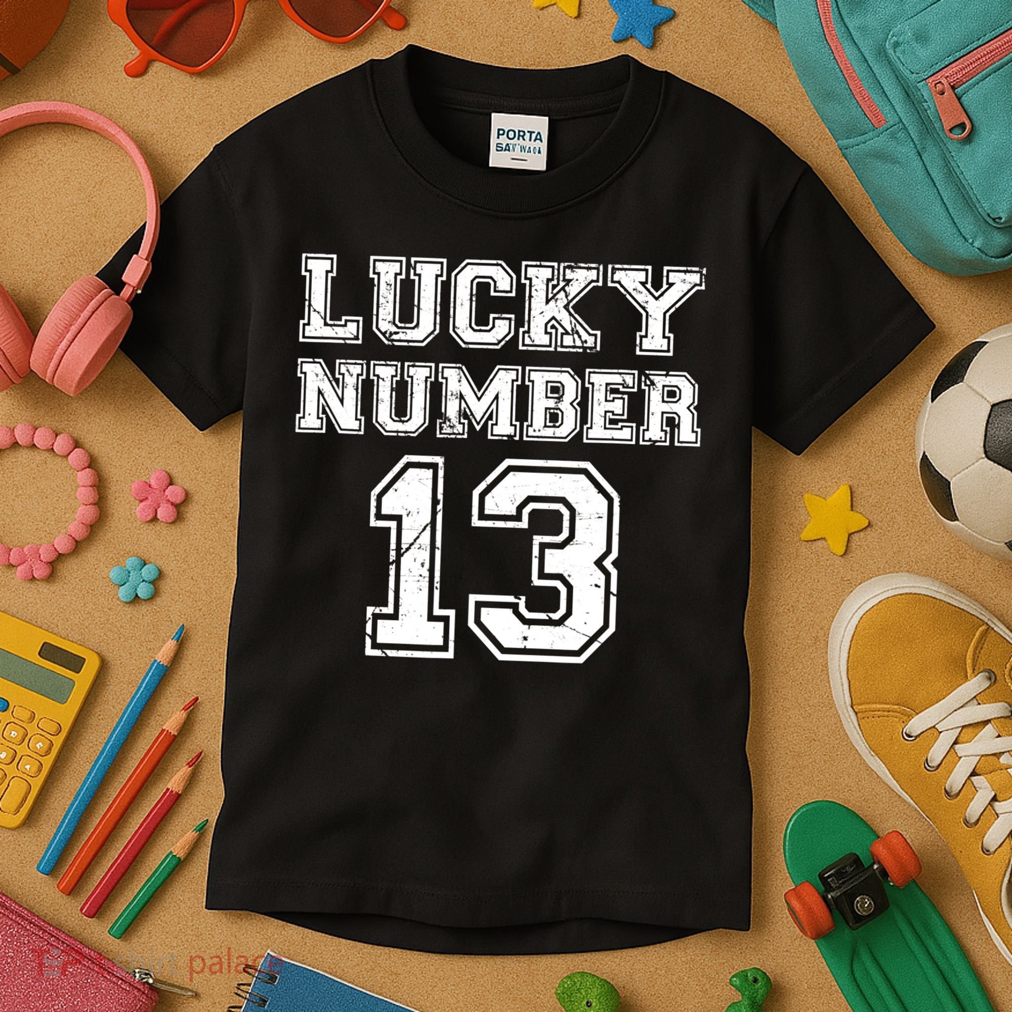 Lucky Number 13 TShirt Kids T-Shirt