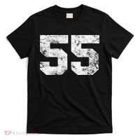 Lucky Number 55 Birthday Sports Player Team Athlete T-Shirt thumb 0