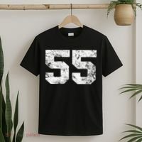 Lucky Number 55 Birthday Sports Player Team Athlete T-Shirt thumb 2