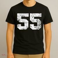 Lucky Number 55 Birthday Sports Player Team Athlete T-Shirt thumb 3