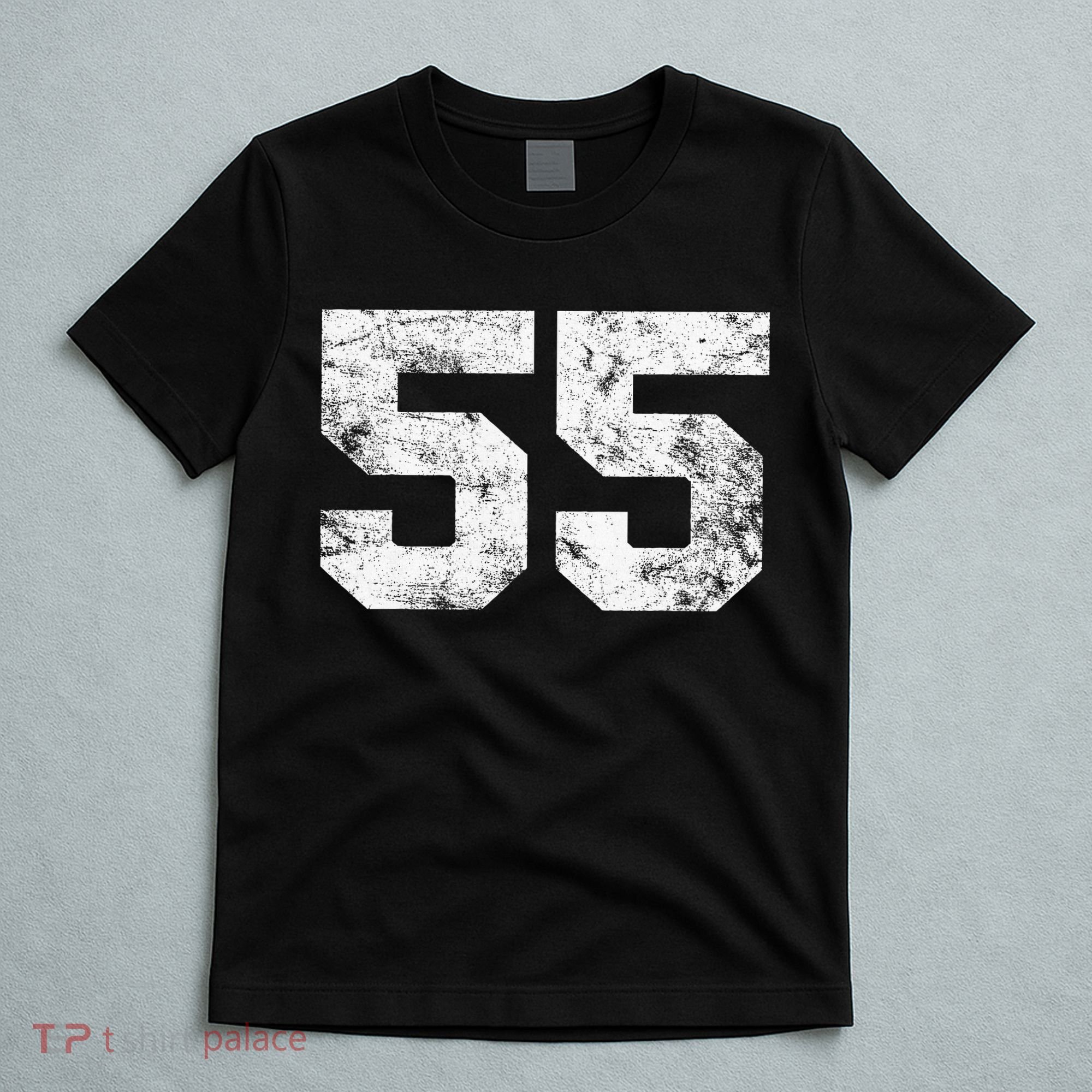 Lucky Number 55 Birthday Sports Player Team Athlete T-Shirt