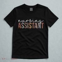 Leopard Nursing Assistant Appreciation Healthcare Workers T-Shirt thumb 5