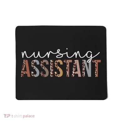 Leopard Nursing Assistant Appreciation Healthcare Workers Mousepad
