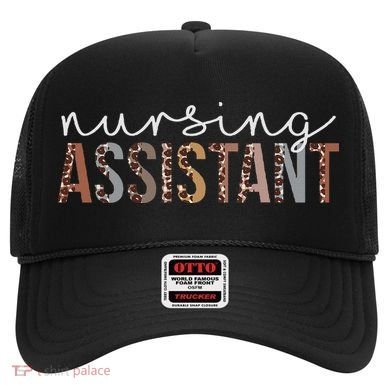 Leopard Nursing Assistant Appreciation Healthcare Workers Hat