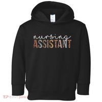 Leopard Nursing Assistant Appreciation Healthcare Workers Toddler Hoodie thumb 0
