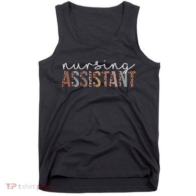 Leopard Nursing Assistant Appreciation Healthcare Workers Tank Top