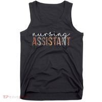 Leopard Nursing Assistant Appreciation Healthcare Workers Tank Top thumb 0