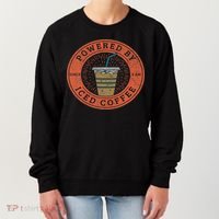 Lisa Norris Artworks Cute Powered By Iced Coffee  Women's Sweatshirt thumb 0