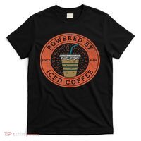Lisa Norris Artworks Cute Powered By Iced Coffee  T-Shirt thumb 0