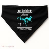 Lake Nacimiento California USA-Made Doggie Bandana thumb 0