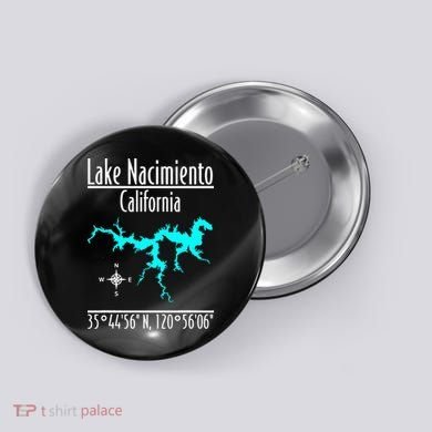 Lake Nacimiento California Button