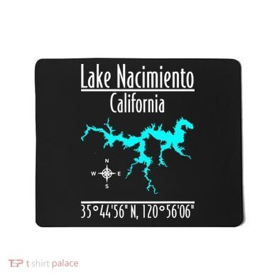 Lake Nacimiento California Mousepad