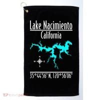 Lake Nacimiento California Golf Towel thumb 0