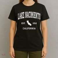 Lake Nacimiento California Ca Vintage Athletic T-Shirt thumb 4