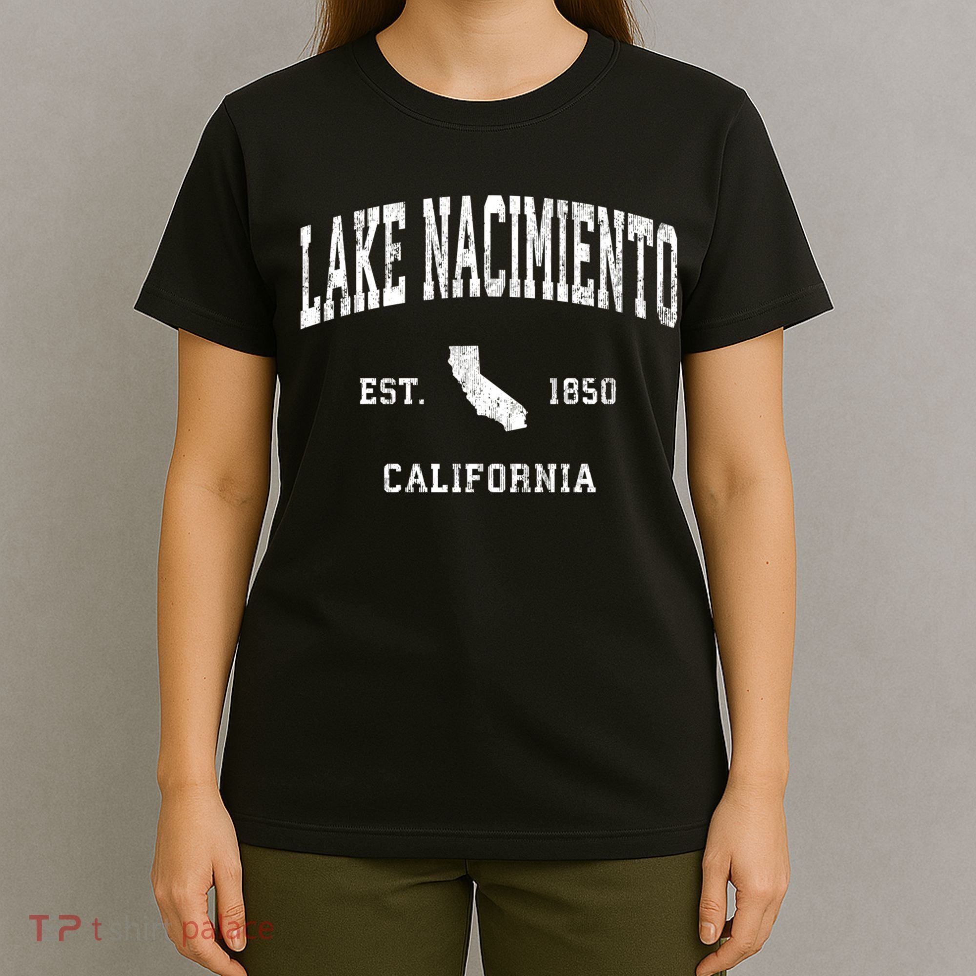 Lake Nacimiento California Ca Vintage Athletic T-Shirt
