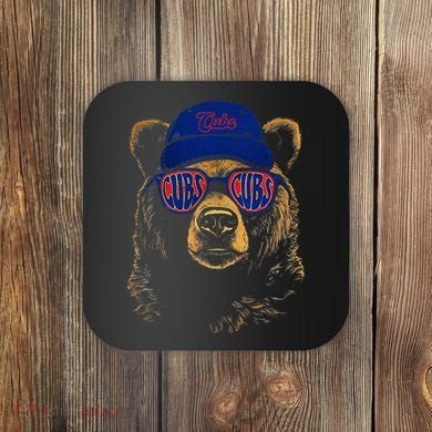 Last Name Cubs Styles Vintage Cubs Name Coaster