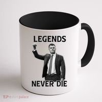 Legends Never Die Charlie Kirk Memorial Tribute Coffee Mug thumb 1