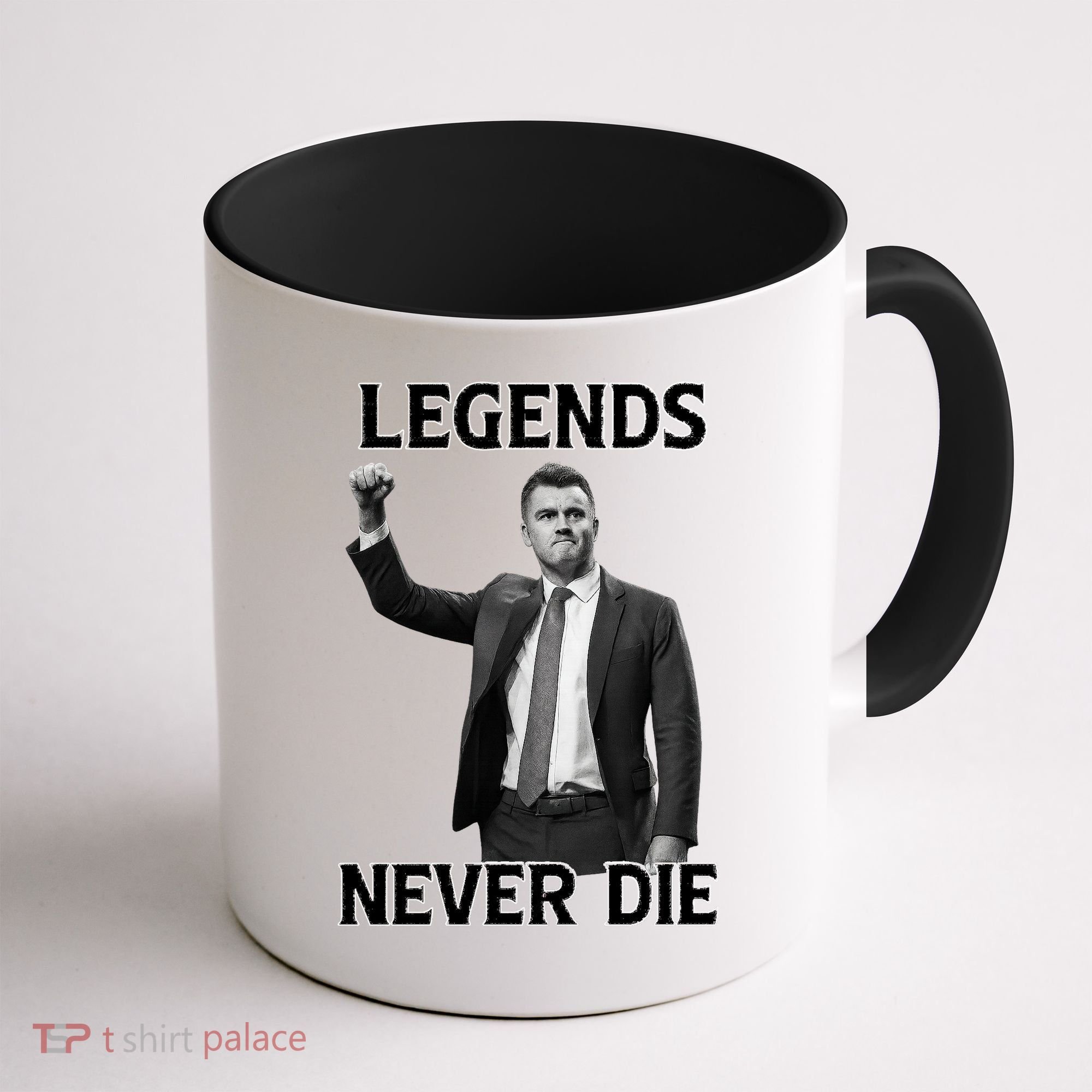 Legends Never Die Charlie Kirk Memorial Tribute Coffee Mug