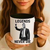 Legends Never Die Charlie Kirk Memorial Tribute Coffee Mug thumb 3