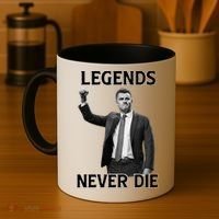 Legends Never Die Charlie Kirk Memorial Tribute Coffee Mug thumb 4