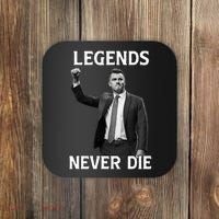 Legends Never Die Charlie Kirk Memorial Tribute Coaster thumb 0