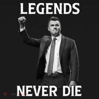 Legends Never Die Charlie Kirk Memorial Tribute Mousepad thumb 1