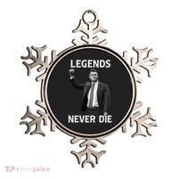 Legends Never Die Charlie Kirk Memorial Tribute Ornament thumb 0