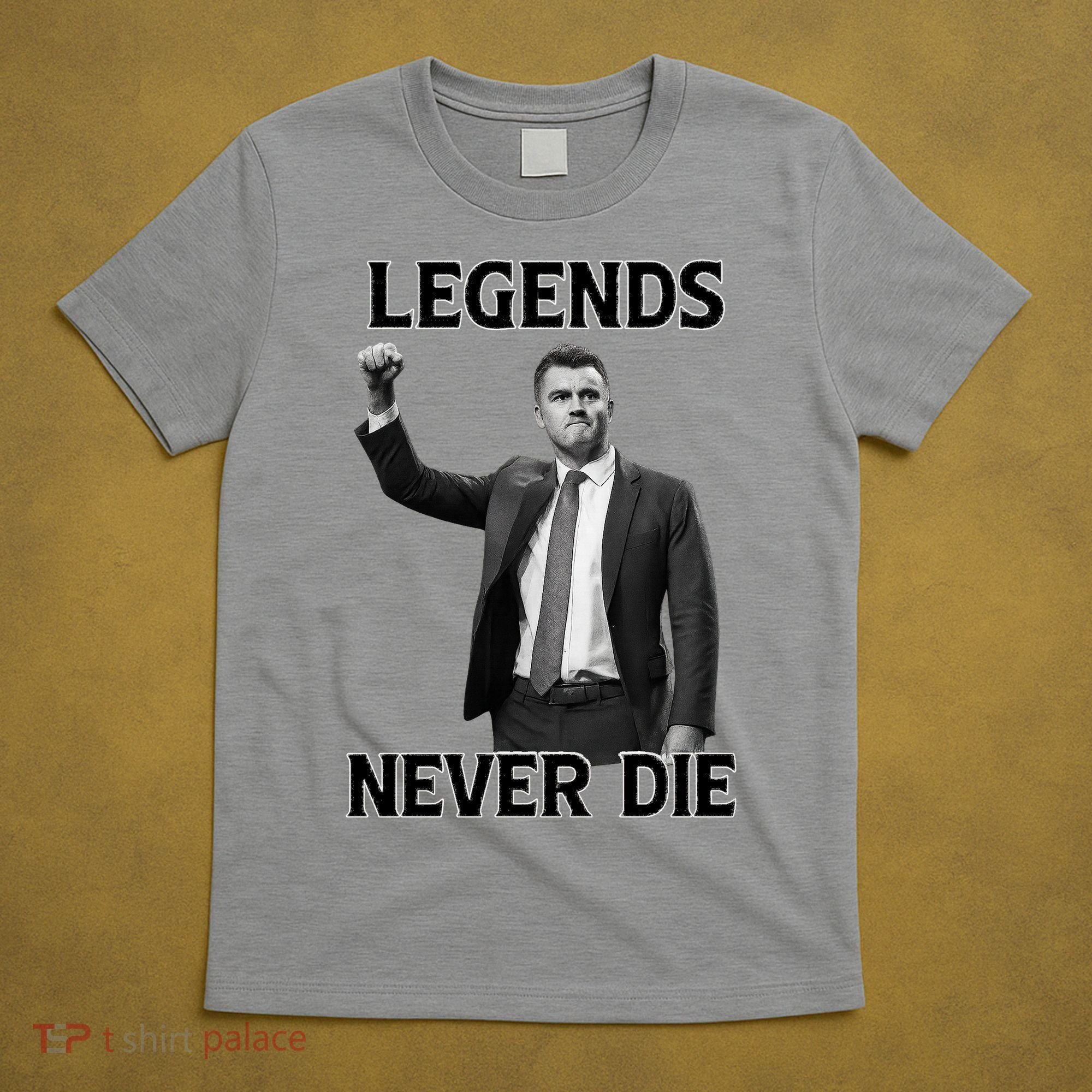 Legends Never Die Charlie Kirk Memorial Tribute T-Shirt