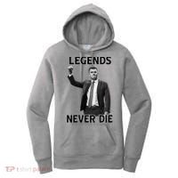 Legends Never Die Charlie Kirk Memorial Tribute Women's Hoodie thumb 0