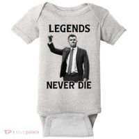 Legends Never Die Charlie Kirk Memorial Tribute Baby Bodysuit thumb 0