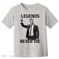 Legends Never Die Charlie Kirk Memorial Tribute Toddler T-Shirt thumb 0