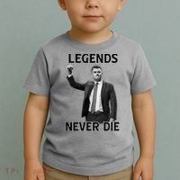 Legends Never Die Charlie Kirk Memorial Tribute Toddler T-Shirt thumb 2