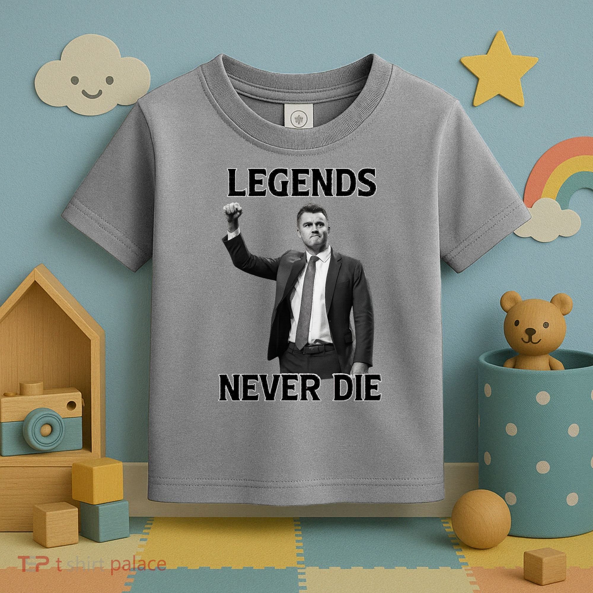 Legends Never Die Charlie Kirk Memorial Tribute Toddler T-Shirt