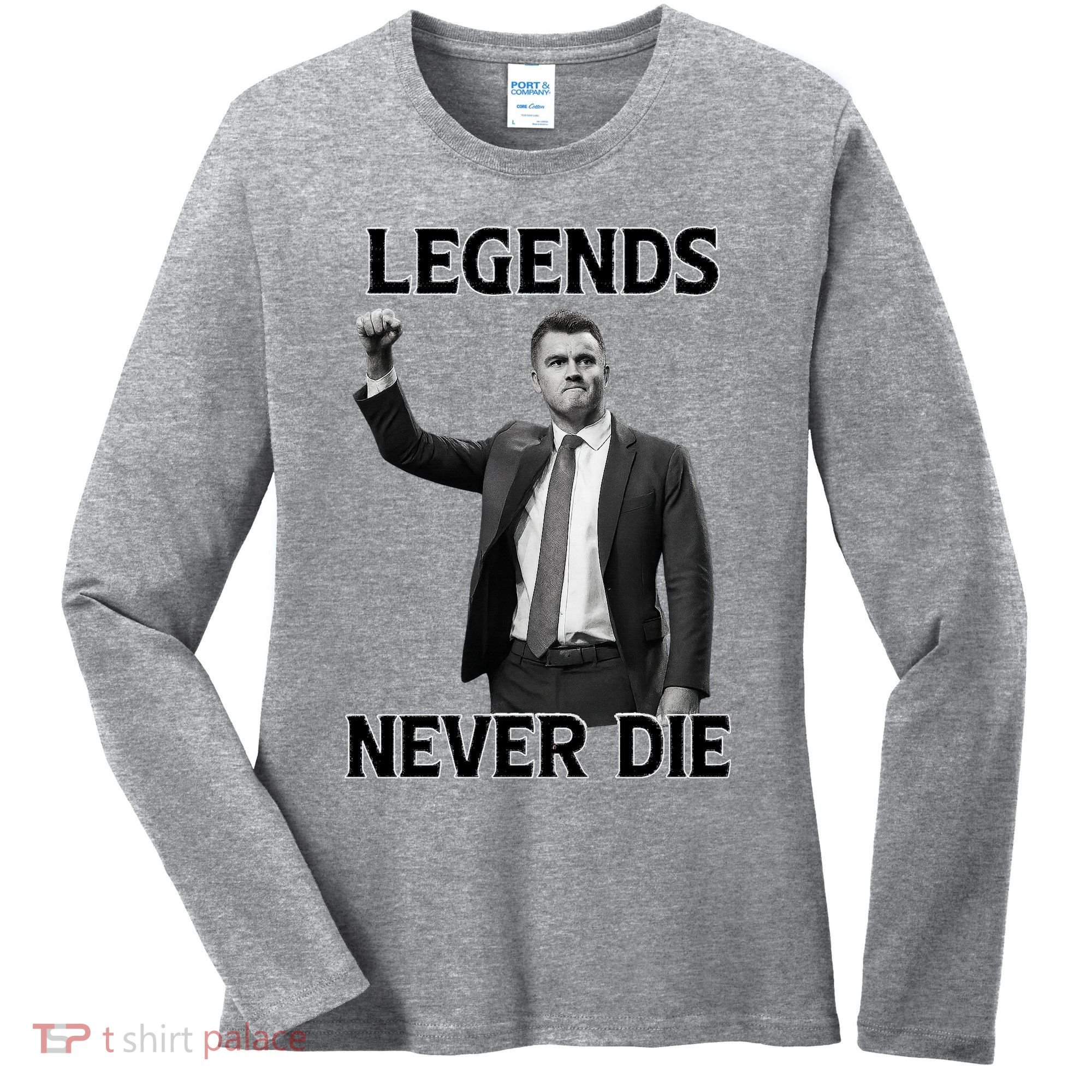 Legends Never Die Charlie Kirk Memorial Tribute Women's Long Sleeve Shirt