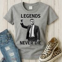 Legends Never Die Charlie Kirk Memorial Tribute Women's T-Shirt thumb 3