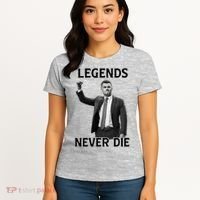 Legends Never Die Charlie Kirk Memorial Tribute Women's T-Shirt thumb 4
