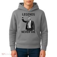 Legends Never Die Charlie Kirk Memorial Tribute Kids Hoodie thumb 4