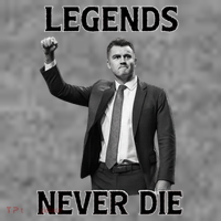 Legends Never Die Charlie Kirk Memorial Tribute Kids T-Shirt thumb 4