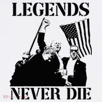 Legends Never Die Trump 2024 Pennsylvania Rally Patriot T-Shirt thumb 7